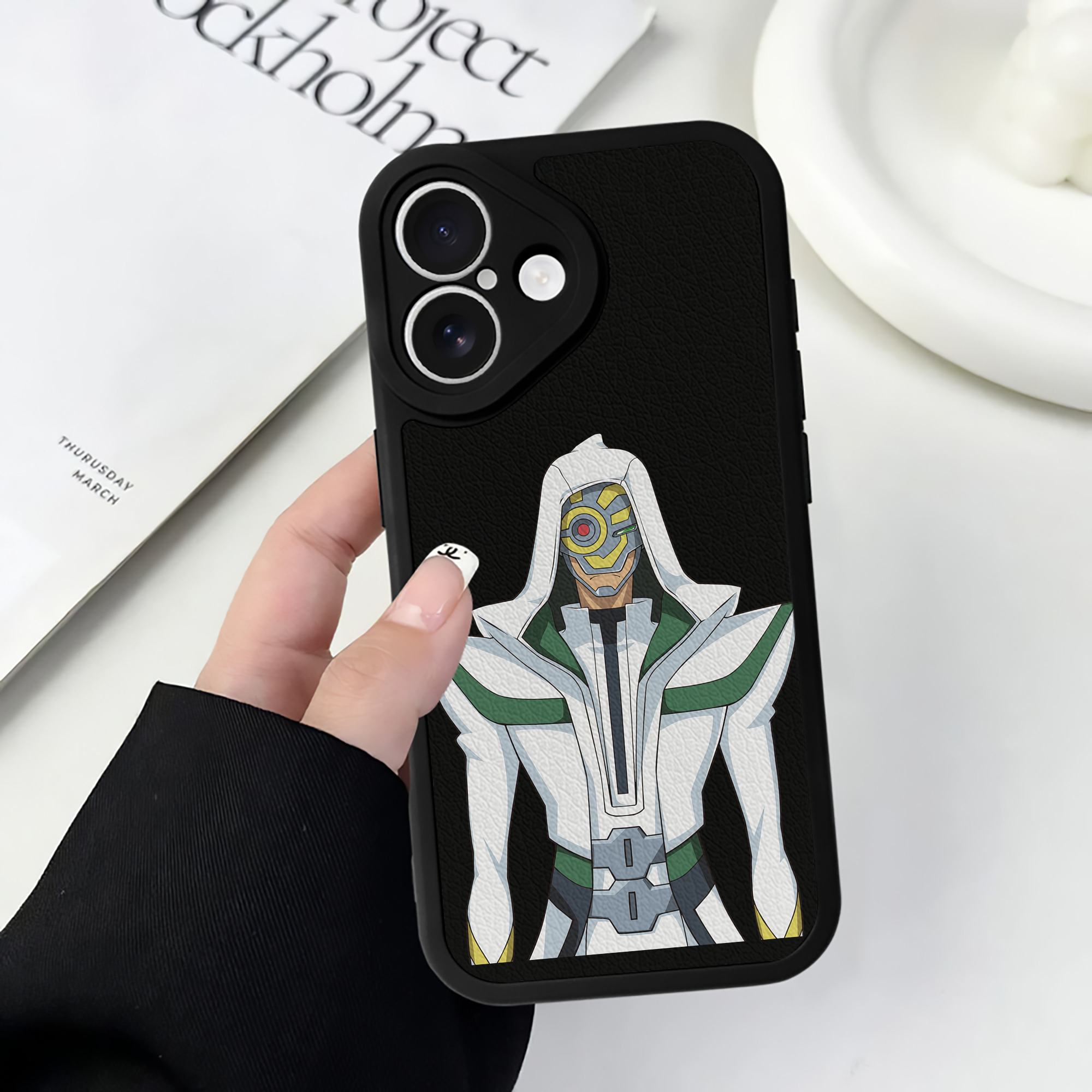 遊☆戯☆王 Yu-Gi-Oh! 【iPhone 16シリーズ対応】シリコンスマホケース（レザー調） 材質：シリコン